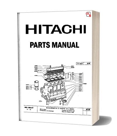 Hitachi ZX450 ZX460 ZX480 parts catalog