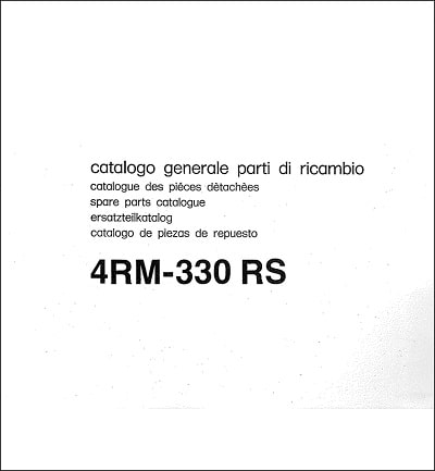 Valpadana 4RM-330 spare parts catalog