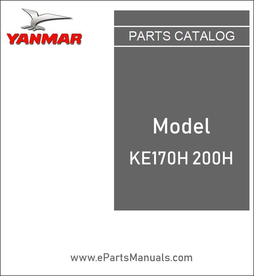 Yanmar KE170H KE200H spare parts catalog