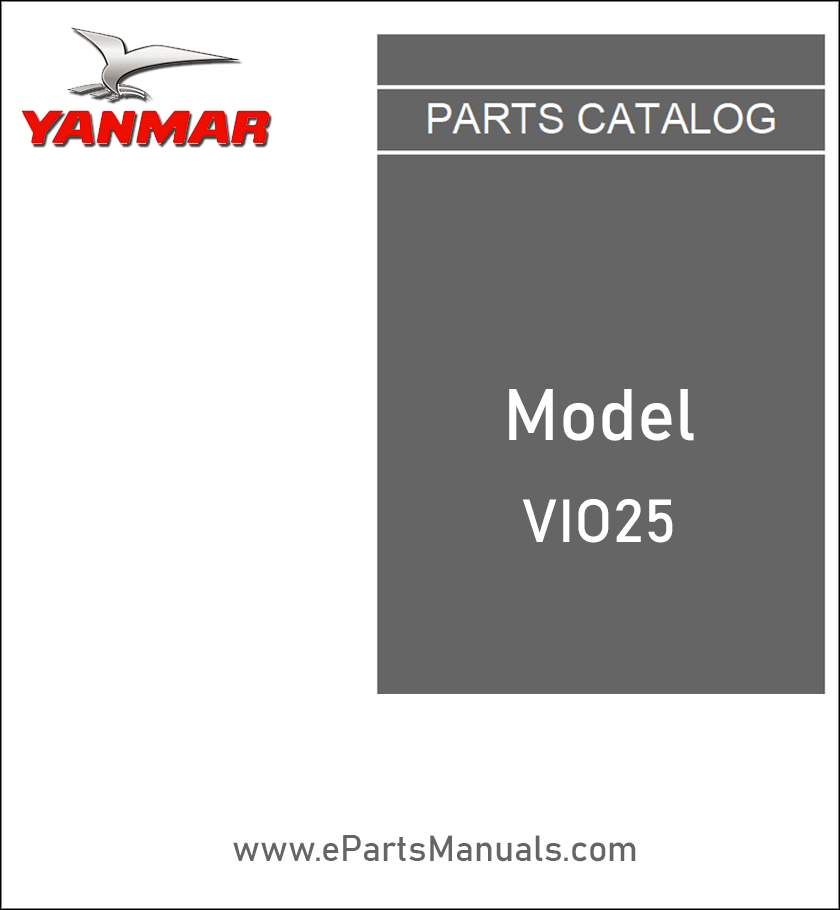 Yanmar VIO25 spare parts catalog