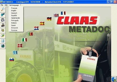 Claas Metadoc Parts Catalog v3.24