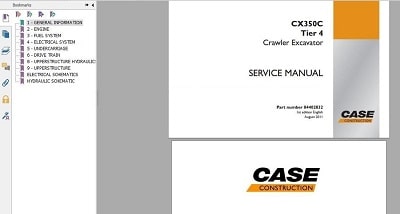 Case CX350C Service Manual