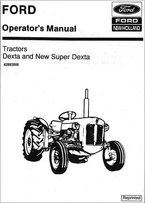 Tractor Operators Manual