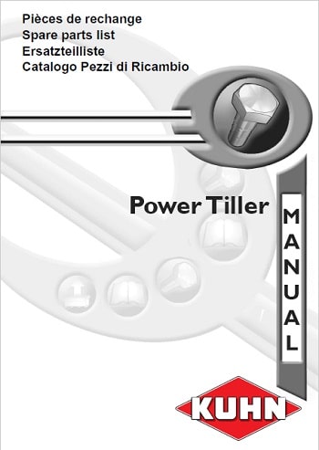 Kuhn Parts Manual Catalog for Power tiller