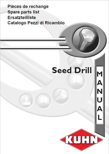 Kuhn Parts Manual Catalog for Seed drill
