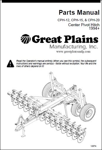 Great Plains Parts Manual Catalog Collection