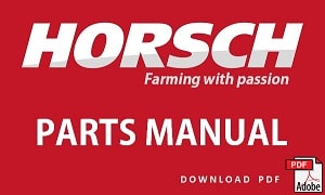 Horsch Spare Parts List Manuals