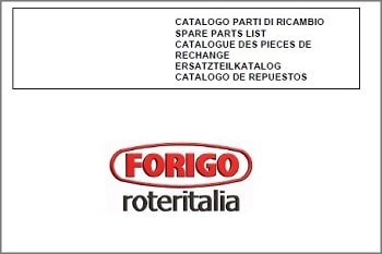 Forigo Spare Parts Catalog Manuals Collection