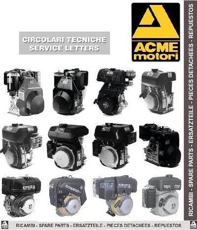 Acme Motori Service and Parts Manuals Collection