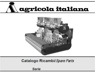 Agricola Italiana Spare Parts Catalog Manuals