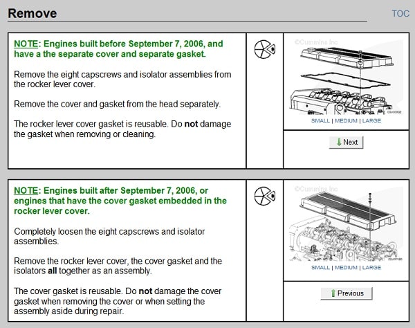 Cummins Signature ISX repair Manual