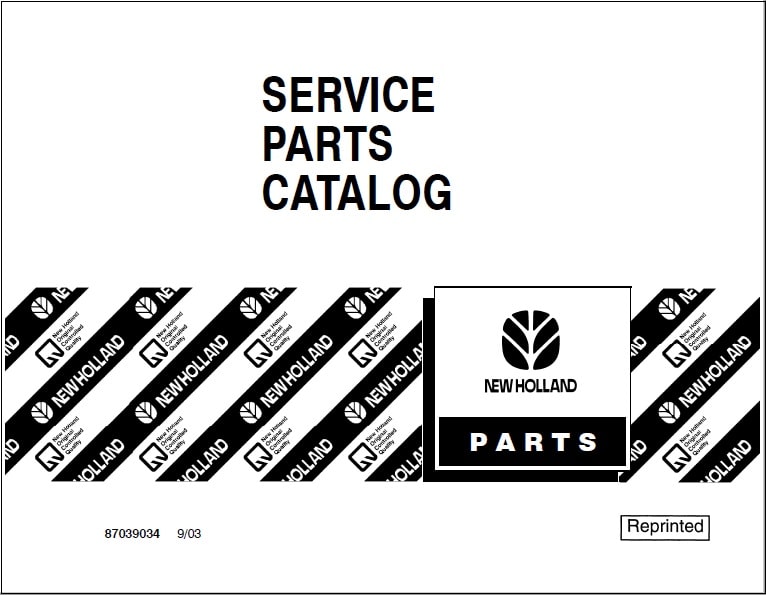 New Holland Parts Manual Catalog Collection