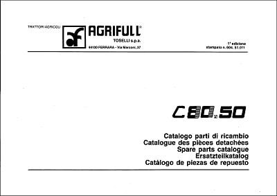Agrifull c80-50 Parts Manual