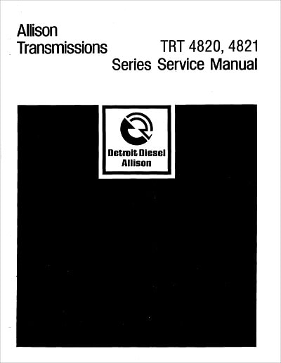 Allison TT 2220 Service Manual for Transmissions