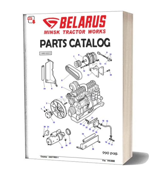 Belarus 510, 512, 520 and 522 parts catalog
