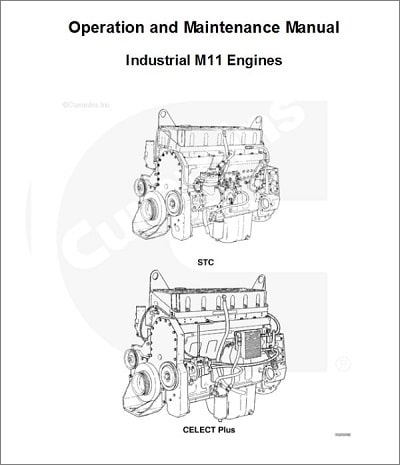 Cummins M11 Engines Operation and Maintenance Manual Software (STC & Celect Plus)