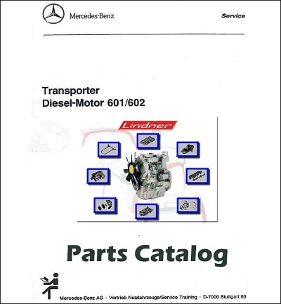 Engine Mercedes OM 601 602 parts catalog