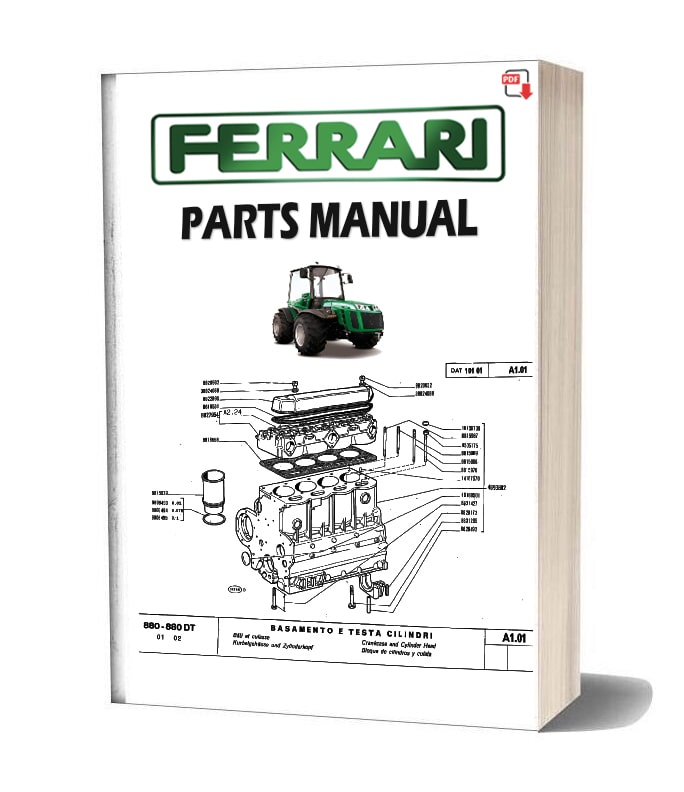 Ferrari 50 55 70 75 80 parts catalog