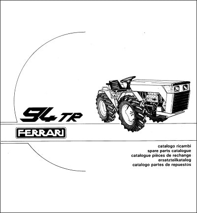 Ferrari Tractor 94TR parts catalog