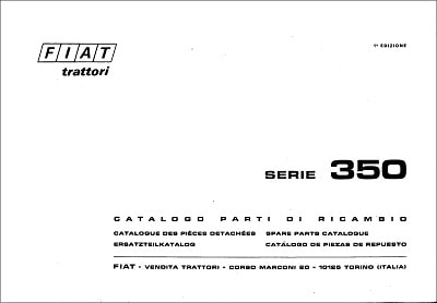 Fiat 350 Parts Manual