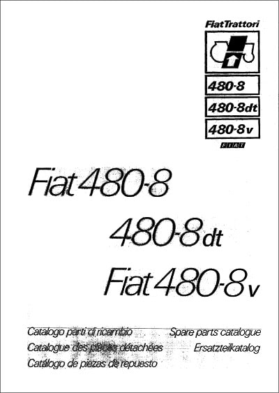 Fiat 480-8 Parts Manual