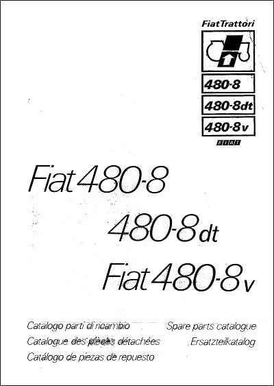 Fiat 480-8DT Parts Manual