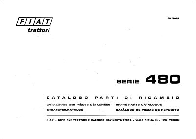 Fiat 480 Parts Manual