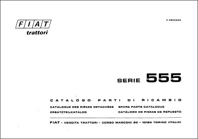 Fiat 555 Parts Manual