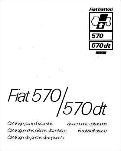 Fiat 570-570DT Parts Manual