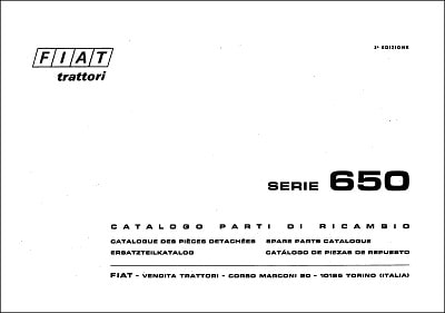 Fiat 650IT Parts Manual