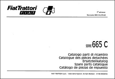 Fiat 665C Parts Manual