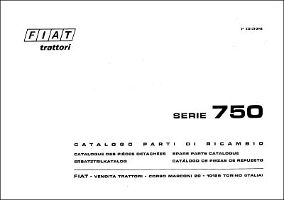 Fiat 750 Parts Manual