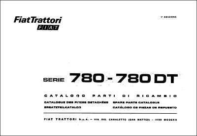 Fiat 780-780DT Parts Manual
