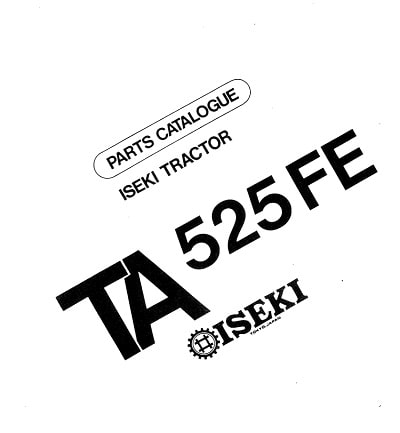 Iseki TA525 parts catalog