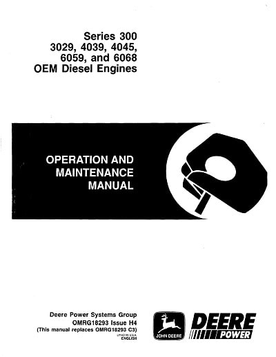John Deere 4045 parts manual