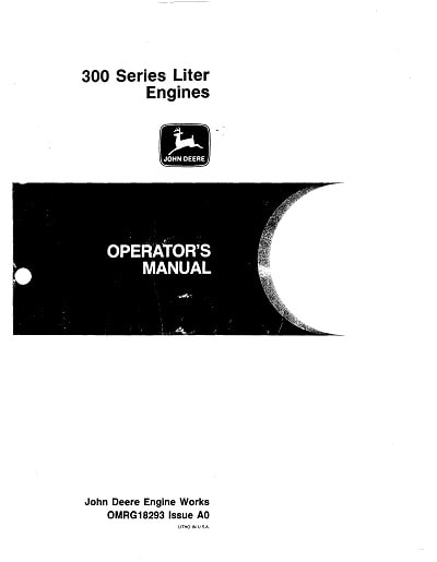 John Deere 300 parts manual