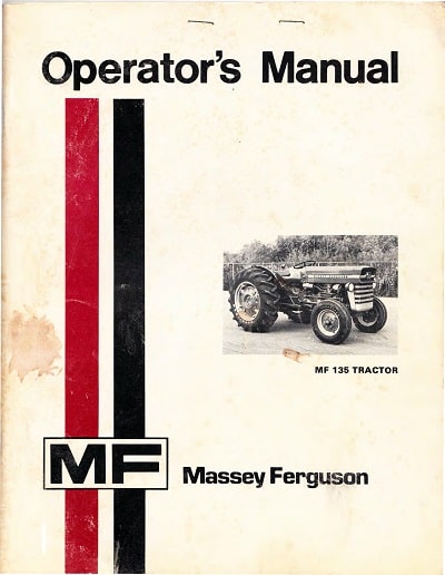 Massey Ferguson MF135 parts manual