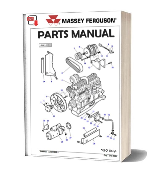 Massey Ferguson 8200 Series Parts Manual