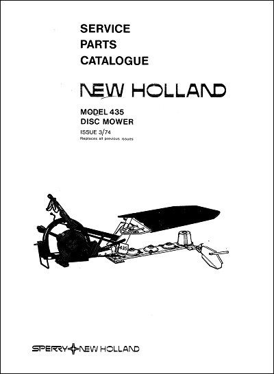 New Holland 435 Parts Manual