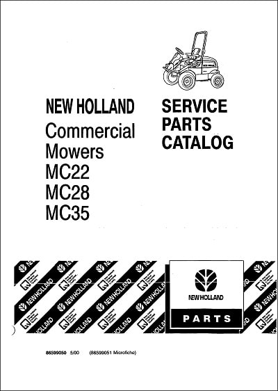 New Holland Mc35 Parts Manual