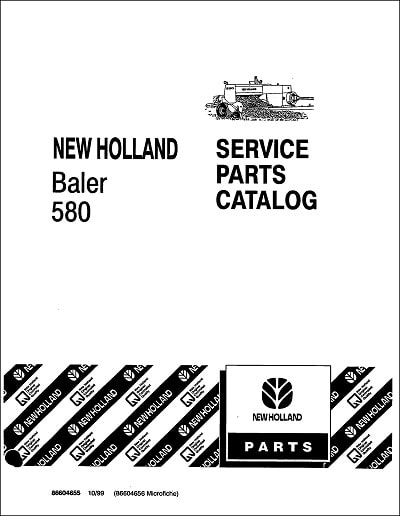 New Holland 580 Parts Manual