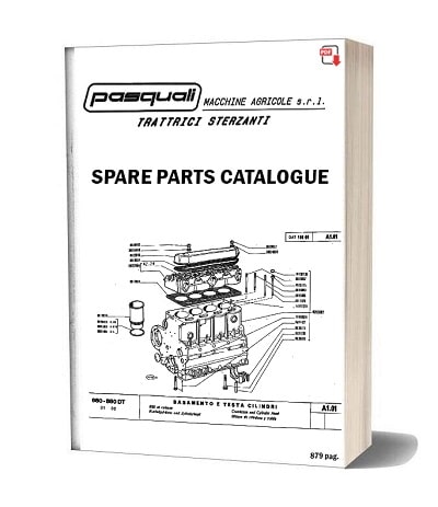 Pasquali Ferrari 50 55 70 75 80 parts catalog