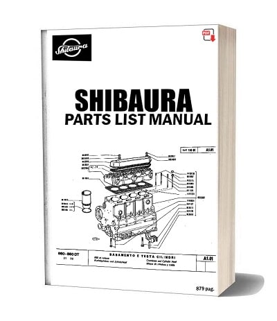 Shibaura SX21 SX24 parts catalog