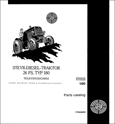 Steyr 180 spare parts catalog