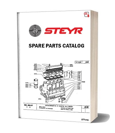 Steyr 430 540 545 spare parts catalog