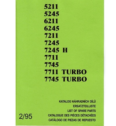 Zetor 6211 6245 spare parts catalog