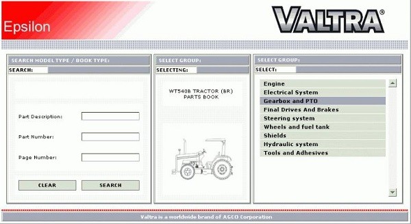 Valtra Epsilon 2019 Parts and Service Manuals