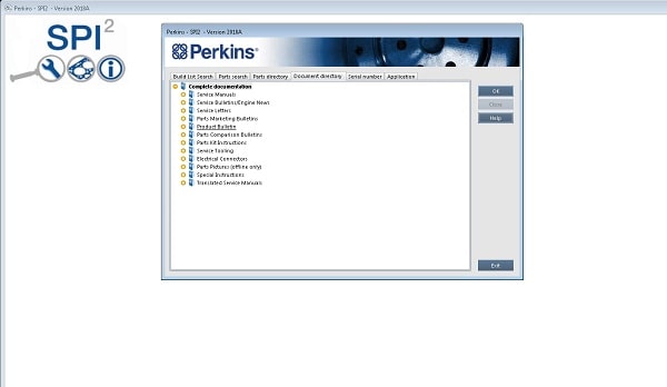 Perkins SPI2 2018 Service Manuals