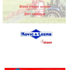Atasa 600L 800L Rovic & Leers Parts Manual