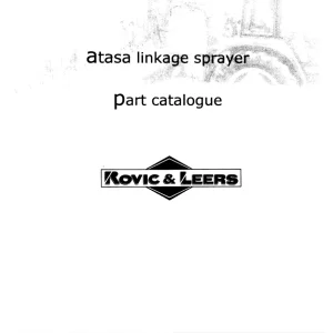 Atasa 600L Pe Rovic & Leers Parts Manual